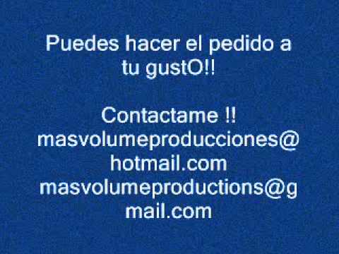 instrumentales Originales  Pistas Mas vOLUme productions