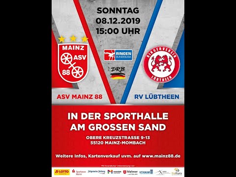 ASV Mainz 88 - RV Lübtheen 08.12.2019 / Saison 2019/20