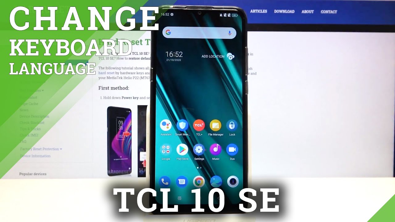 How to Change Keyboard Language in TCL 10 SE – Keyboard Settings