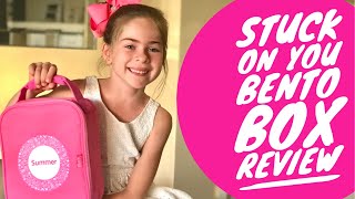 Stuck On You Bento Box Review | Why I chose this over Yumbox & NFM | Best Lunch Box for Kids