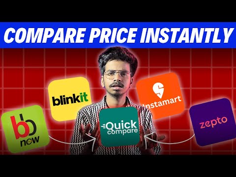 Find Cheapest Groceries Instantly | Grocery Instant Compare App | Quick Compare App Review TECH AMAN