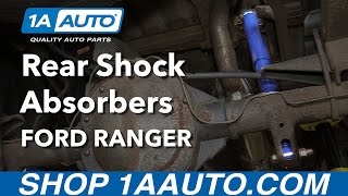How to Replace Rear Shock Absorbers 98-11 Ford Ranger with Torsion Bar Suspension