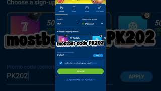 Mostbet promo code bonus 2025. Mostbet account opening