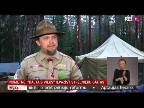 Nometnē  “Baltais vilks” iepazīst strēlnieku gaitas