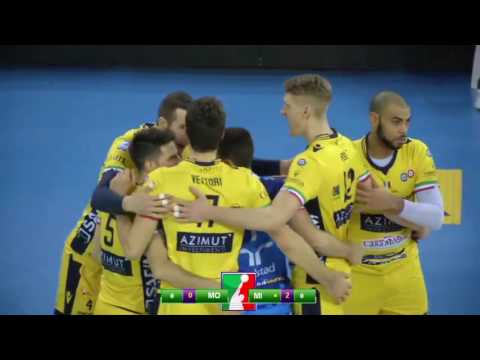 Superlega A1: Highlights - Azimut Modena - Revivre Milano 3-2