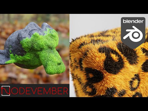 Nodevember2020 Blender Showreel