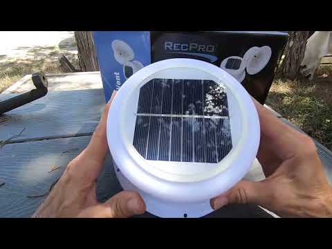 RecPro RV Solar Ventilation Fan   Solar Powered Ceiling Vent with Fan Review