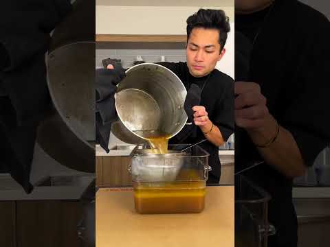 my favorite sauce to eat, and my least favorite sauce to make (bordelaise)