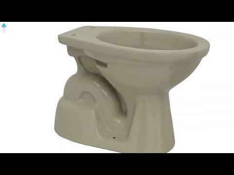 Stand-WC Tiefspüler Abgang Boden Senkrecht Toilette WC Bahama Beige BV-EW2001 video