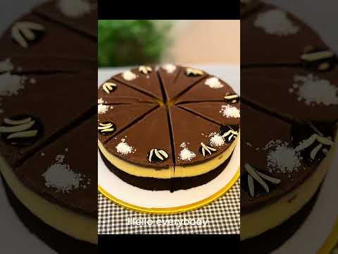 شگفت‌زده می‌شی! کیک شکلاتی با پودینگ موزی 🍌 #chocolatecake Chocolate Banana Pudding Cake #pudding!