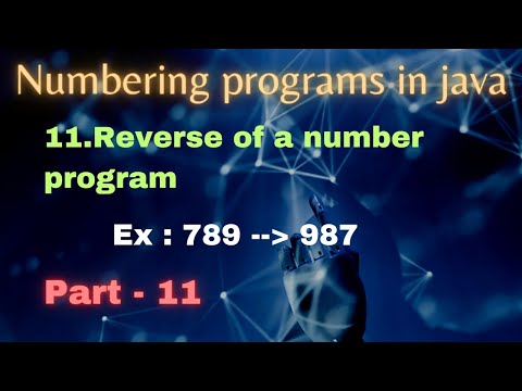 Java Numbering Programs How To Reverse A Number In Java Java Interview Programs Java Telugu