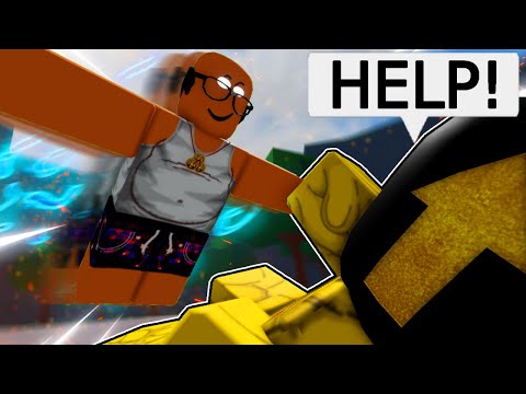 Dumbest Moments of The Strongest Battlegrounds.. (Roblox Funny Moments)