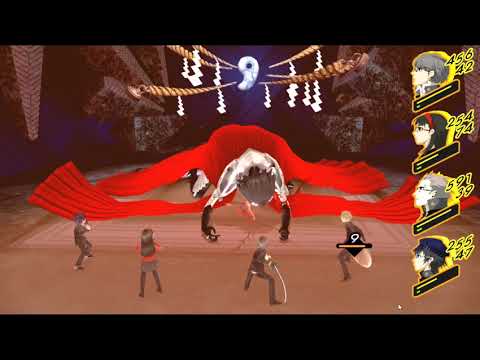 Persona 4 golden pc steam Marie & Kusumi no okami Boss fight