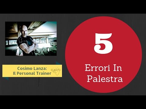 5 errori da non commettere in palestra