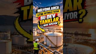İçine Bina Sığacak Kadar Büyük! 😱 | Bu Dev Petrol Tankları Nasıl Yapılıyor? #sho