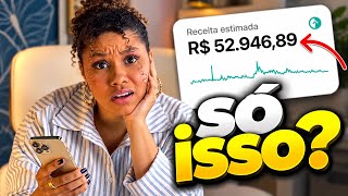 MOSTREI TUDO! Quanto dinheiro eu ganho do YouTube Sem Clickbait