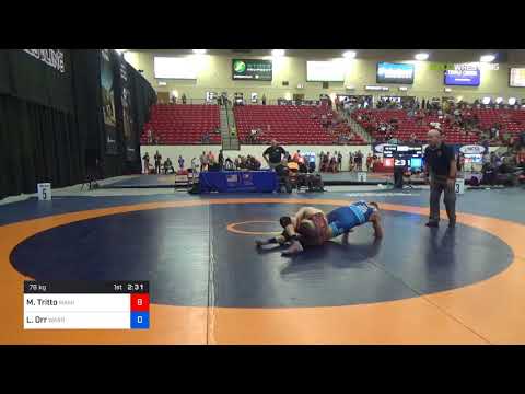 2018 Marine Corps US Open/Masters D Freestyle 78 Con Semis - Mike Tritto (Wash) Vs. Louis Orr (War
