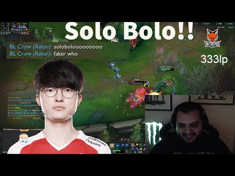 T1 Faker TP's In Just To Be Solo KIlled By EUW Streamer
