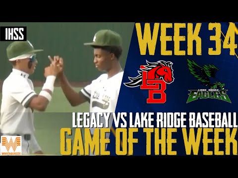 Mansfield Lake Ridge Baseball Edges Mansfield Legacy 2-1 in Thrilling Rematch