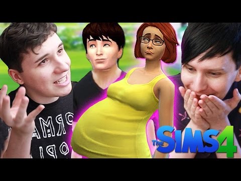 Making Eliza PREGNANT -  Dan and Phil Play: Sims 4 #37