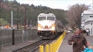 preview picture of video 'Grand Canyon Railway departing Williams, AZ.'