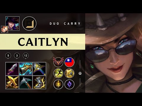 Caitlyn ADC vs Ezreal - TW Grandmaster Patch 25.24