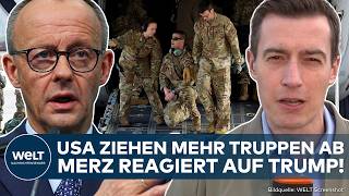 Video: DEUTSCHLAND: Trump legt drauf! Merz reagiert auf Abzug der US-Truppen! Was wird aus Ramstein?