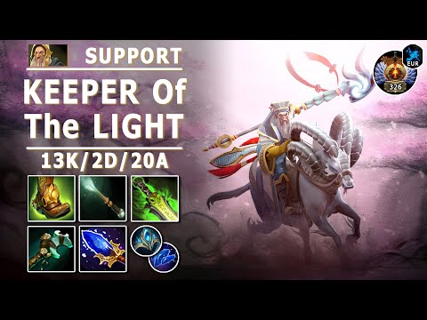 Keeper Of The Light Support | 7.31b | High GPM with Pos 5 KotL | Dota 2 Immortal Gameplay