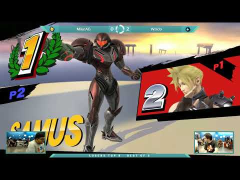 SOS 80 - Losers Top 8 - MikeAG (Cloud/Ryu) vs Waldo (Samus)