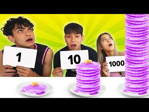 1000 LAYERS FOOD CHALLENGE!