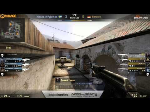 NiP vs. Berzerk | Gruppe A, DreamHack Summer 2014 | de_inferno Part 1