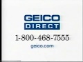 Geico Direct Runner Hits A Deer And Mimes Commercial 2003