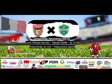 APUCARANA SPORTS X ARAPONGAS EC - CAMPEONATO PARANAENSE SUB-20