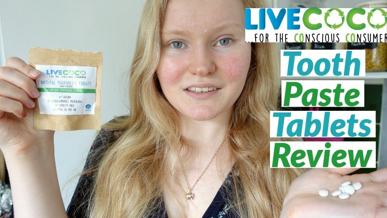 LiveCoco Zero Waste Toothpaste Tablets Review (Biodegradable Packaging)