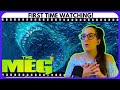 Girl with fear of sharks watches *THE MEG*🦈 MOVIE REACTION FIRST TIME WATCHING! ♡