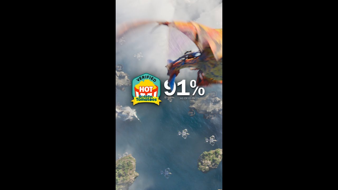 Avatar: Fire and Ash is the #1 movie in the world.