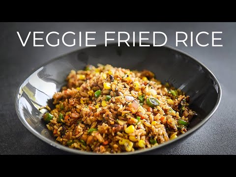 Vegetable Fried Rice Recipe | EASY Vegetarian Chinese dinner idea!