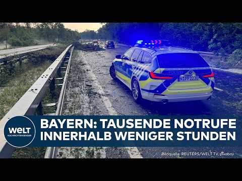 Video Thumbnail: BAYERN: Heftige Unwetter treffen Nürnberg! Verletzte und massive Schäden