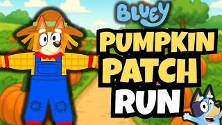 Bluey Pumpkin Patch Run | Fall Brain Break | Bluey gameplay video by ellenvseward, 4:25 duration