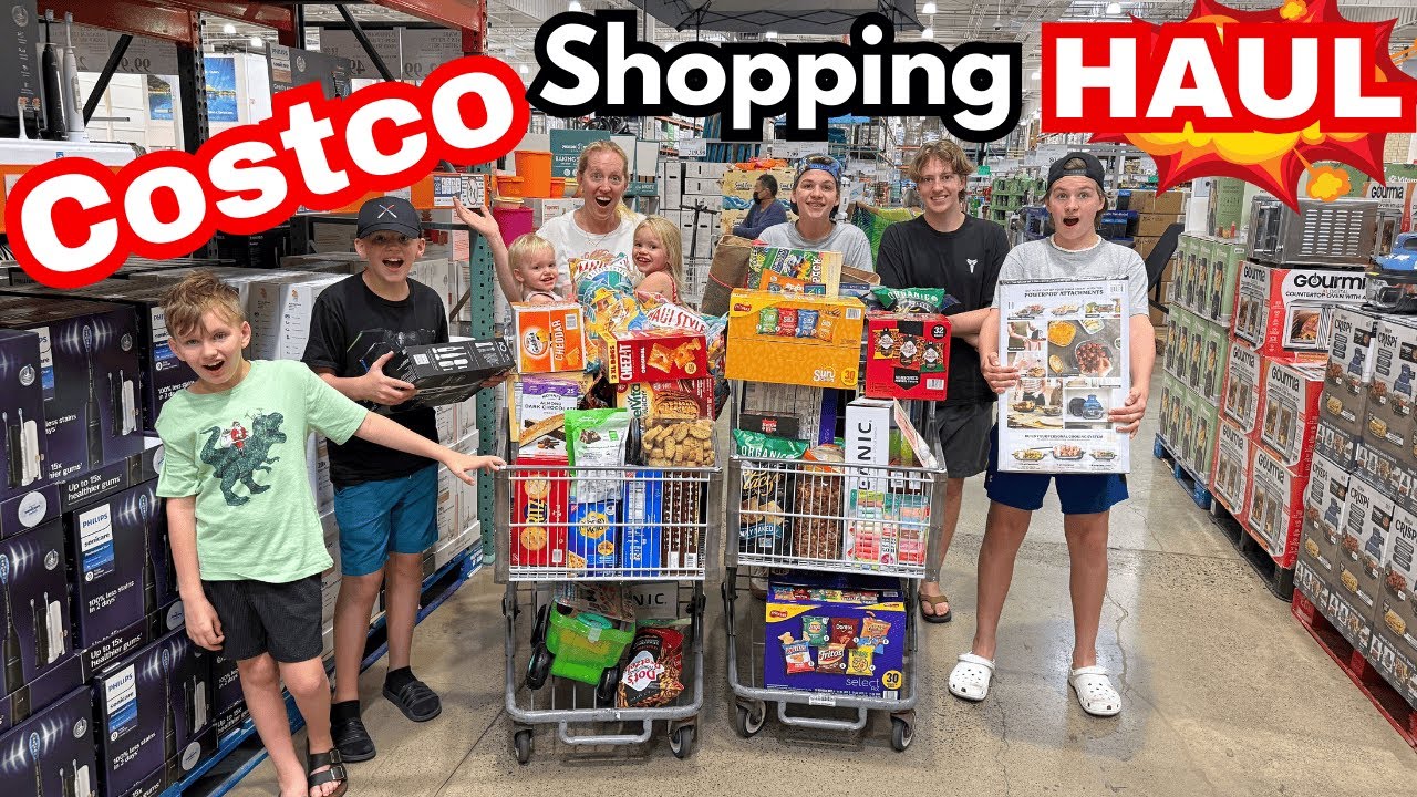Costco Shopping HAUL in our New House - Family of 10 MASSIVE Pantry Restock