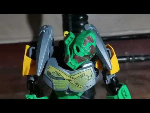 Onua vs Infected Lewa Bionicle Stopmotion