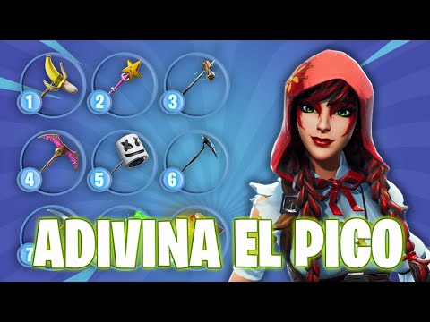 ADIVINA EL PICO DE FORTNITE POR SU CONJUNTO DE SKIN | GUESS THE SKIN FORTNITE CHALLENGE RETO #5