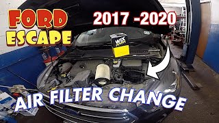 How to replace Engine Air filter on 2017 Ford Escape