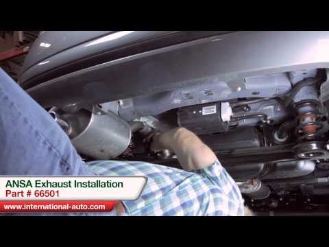 ANSA Exhaust Installation for Fiat 500