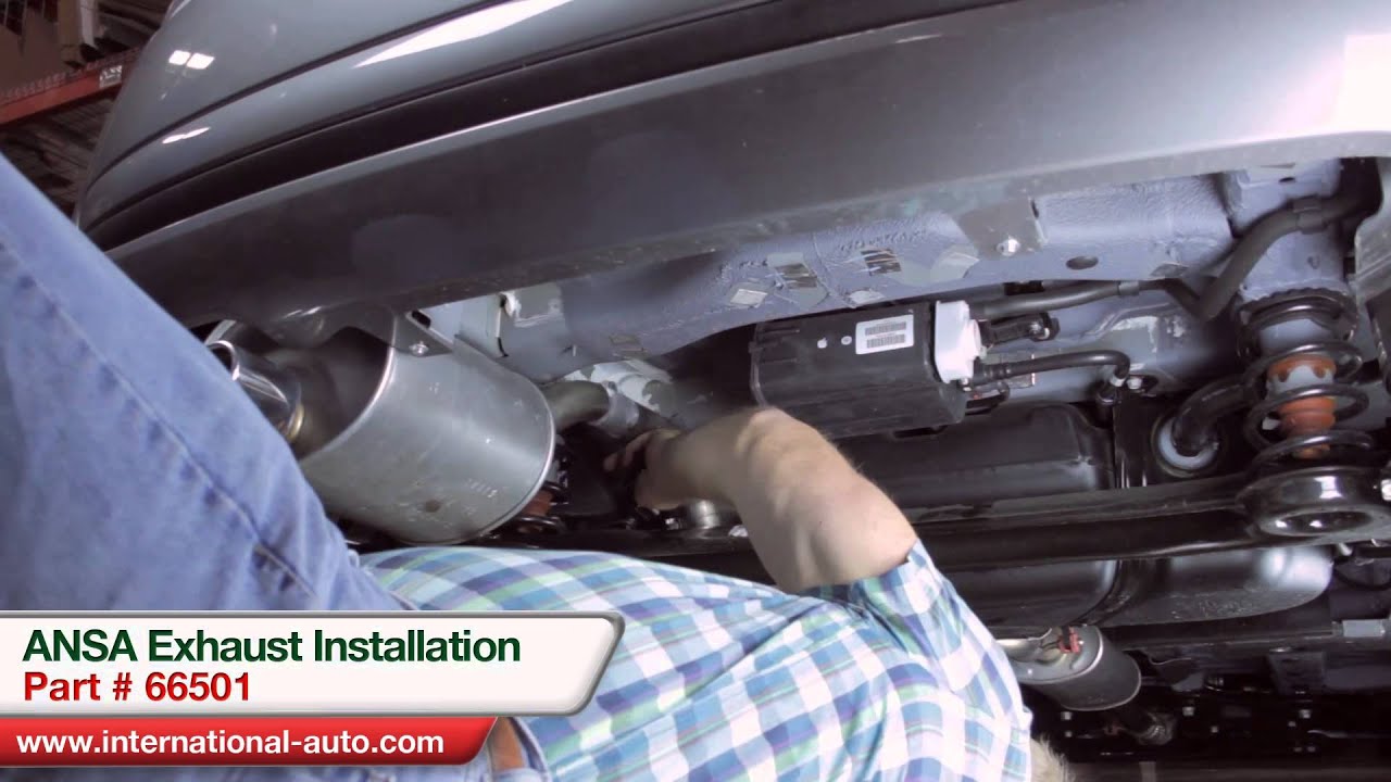 ANSA Exhaust Installation for Fiat 500