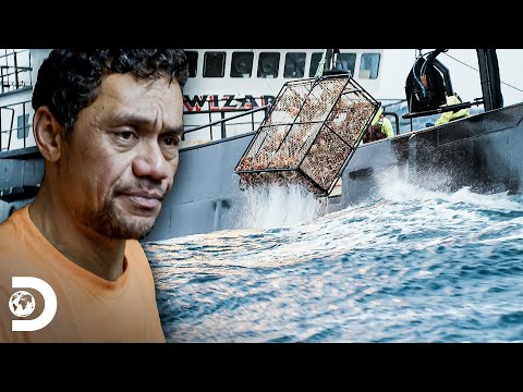 El Wizard lucha contra olas gigantescas | Pesca Mortal | Discovery Latinoamérica