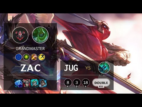 Zac Jungle vs Hecarim - EUW Grandmaster Patch 11.4