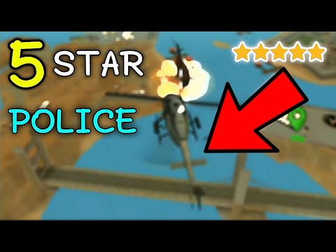 How I Escape 5 Star Police In Vegas Crime Simulator