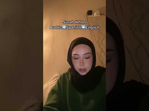 Reciting Surah Al Ikhlas in different Languages | Heidy Anahi | #Shorts