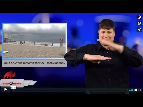 Gulf coast braces for tropical storm Gordon (ASL - 9.4.18)